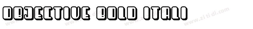 Objective Bold Itali字体转换